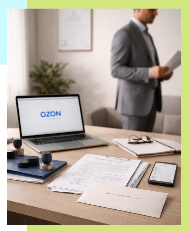 Отказное письмо для Ozon в Касимах от 3806 р. | Сертэкс